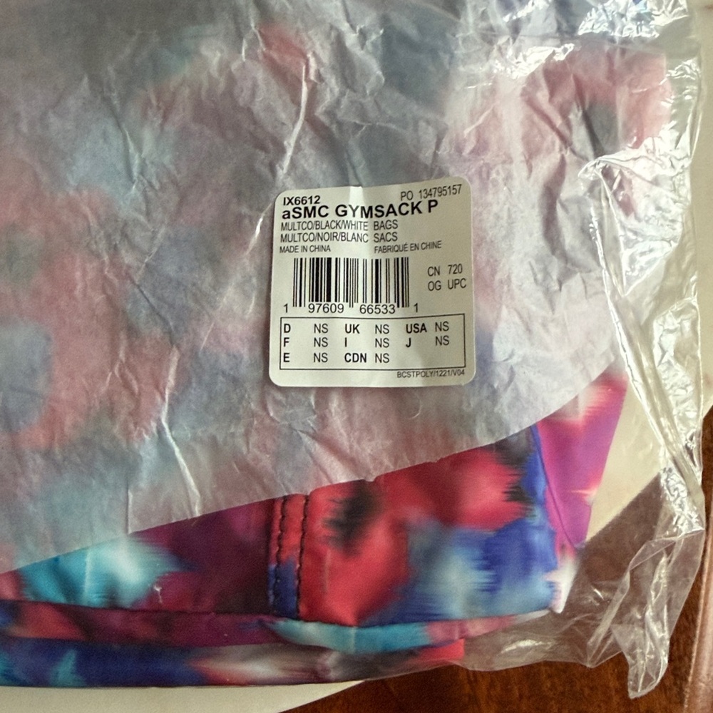 NWT Adidas by Stella McCartney Gym Sack Packable Backpack - Picture 8 of 10